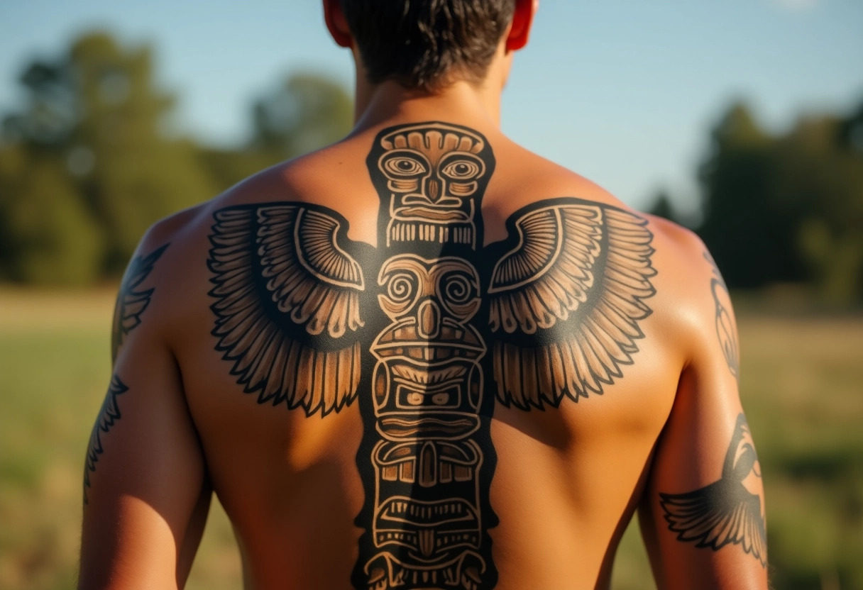 tatouage totem